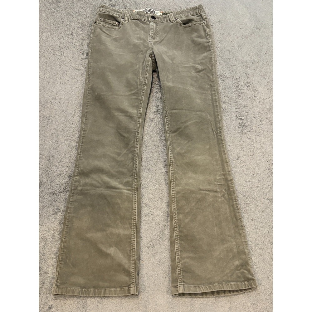 Vintage Route 66 Corduroy Pants Women's 5/6 Gray Straight Leg Casual